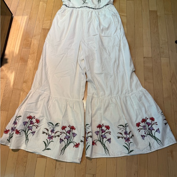 Anthropologie Hutch Floral Embroidered Jumpsuit - Picture 5 of 9